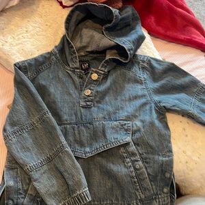 Boys Jean pullover jacket